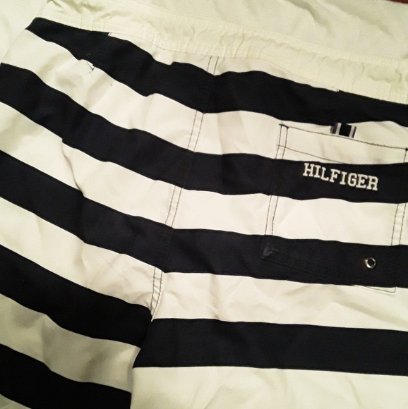 Tommy Hilfiger Unisex Swim Trunk Type Board Shorts - Picture 6 of 16